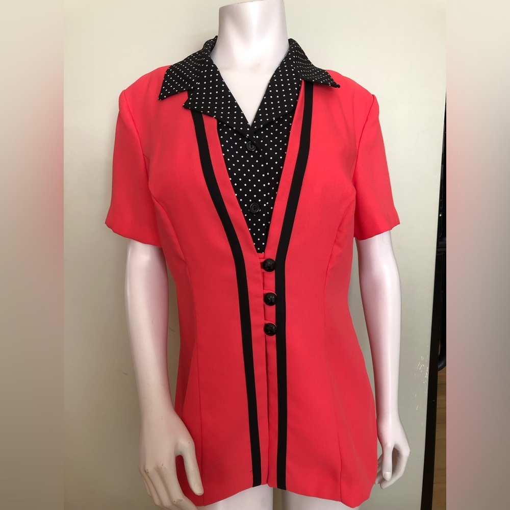 Vintage Chad’s Place Blazer (false shirt collar/Dickie) - 10